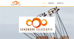 Desktop Screenshot of gondwanatelescopes.com
